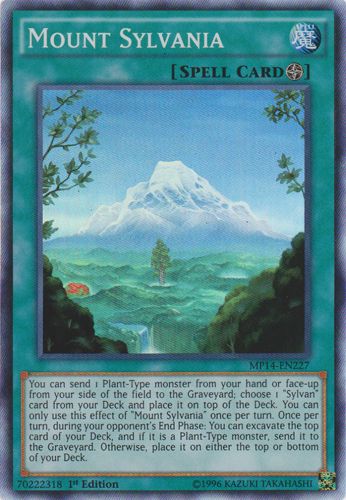 Yu-Gi-Oh Card: Mount Sylvania