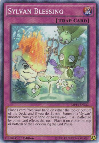 Yu-Gi-Oh Card: Sylvan Blessing