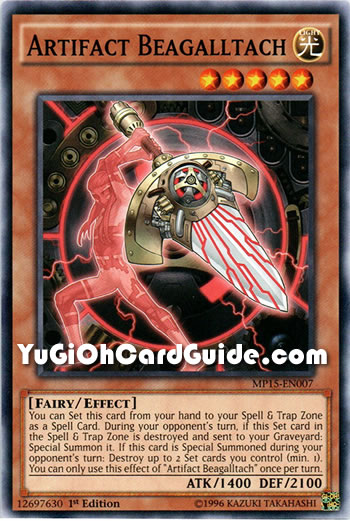 Yu-Gi-Oh Card: Artifact Beagalltach