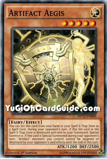 Yu-Gi-Oh Card: Artifact Aegis