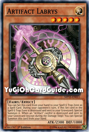 Yu-Gi-Oh Card: Artifact Labrys