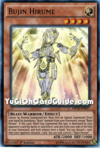 Yu-Gi-Oh Card: Bujin Hirume