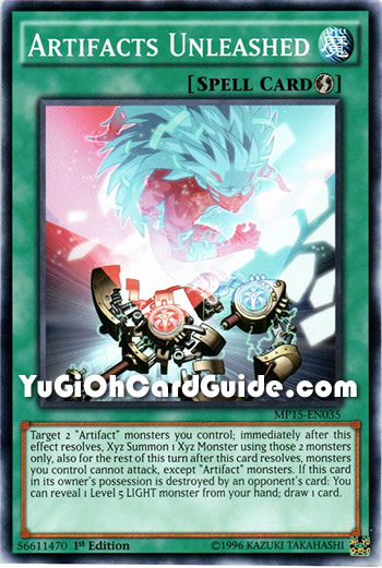 Yu-Gi-Oh Card: Artifacts Unleashed