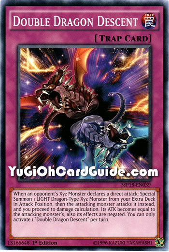 Yu-Gi-Oh Card: Double Dragon Descent