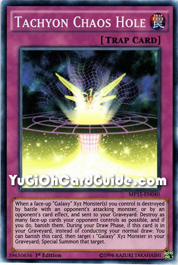 Yu-Gi-Oh Card: Tachyon Chaos Hole