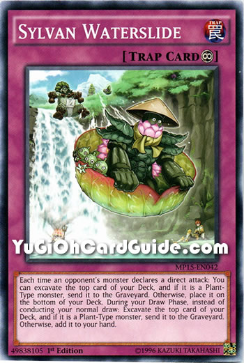 Yu-Gi-Oh Card: Sylvan Waterslide