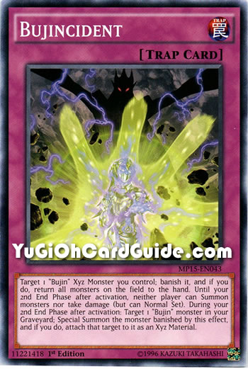Yu-Gi-Oh Card: Bujincident