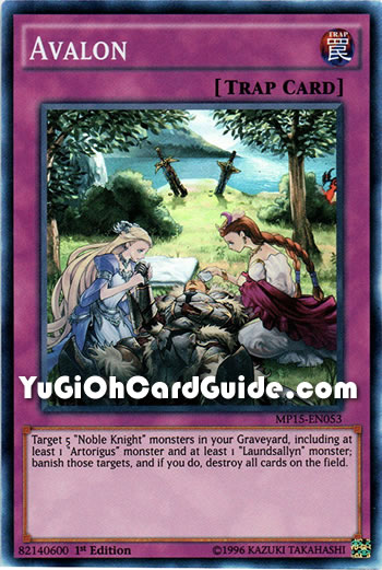 Yu-Gi-Oh Card: Avalon