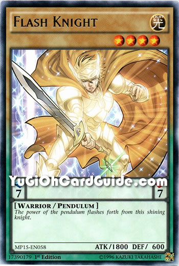 Yu-Gi-Oh Card: Flash Knight