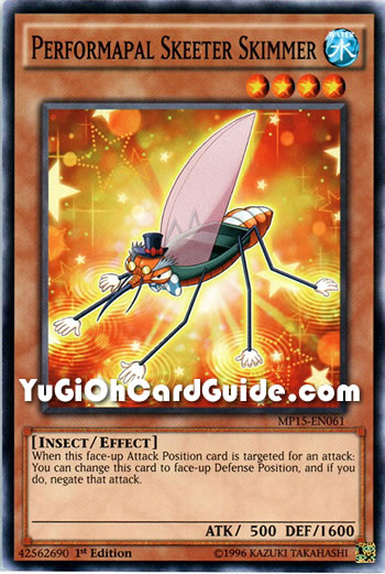 Yu-Gi-Oh Card: Performapal Skeeter Skimmer