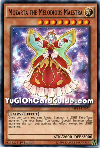 Yu-Gi-Oh Card: Mozarta the Melodious Maestra