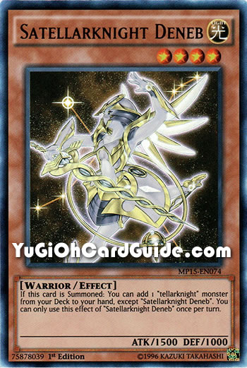 Yu-Gi-Oh Card: Satellarknight Deneb