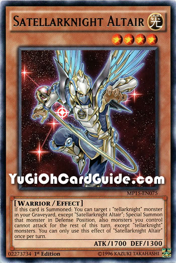 Yu-Gi-Oh Card: Satellarknight Altair