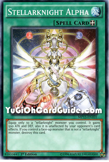 Yu-Gi-Oh Card: Stellarknight Alpha