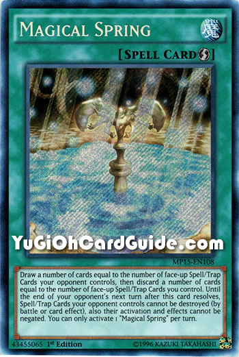 Yu-Gi-Oh Card: Magical Spring