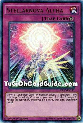 Yu-Gi-Oh Card: Stellarnova Alpha