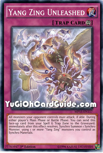 Yu-Gi-Oh Card: Yang Zing Unleashed