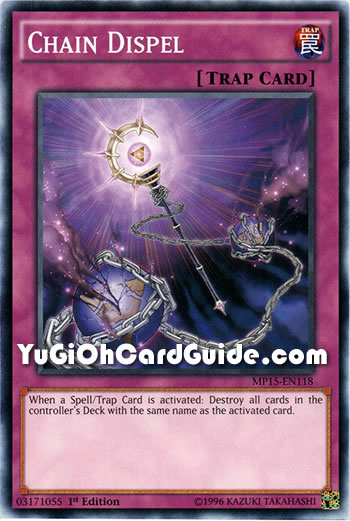 Yu-Gi-Oh Card: Chain Dispel