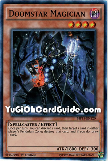 Yu-Gi-Oh! Doomstar Magician Card – MP15-EN120 Ultra Rare 1st Edition From Mega Pack 2015 - View #11