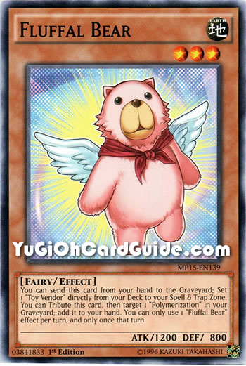 Yu-Gi-Oh Card: Fluffal Bear