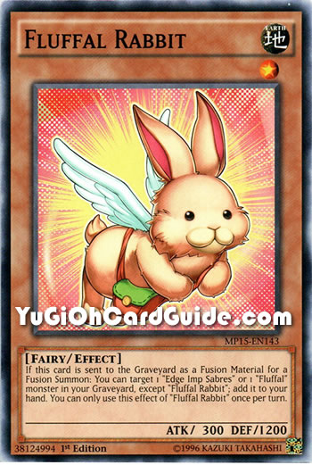 Yu-Gi-Oh Card: Fluffal Rabbit