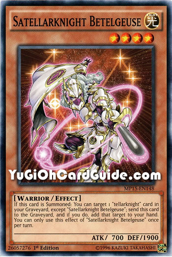 Yu-Gi-Oh Card: Satellarknight Betelgeuse