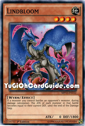Yu-Gi-Oh Card: Lindbloom