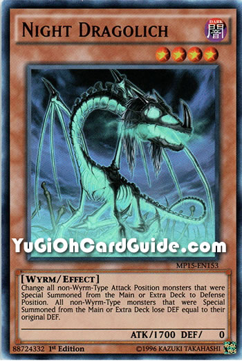 Yu-Gi-Oh Card: Night Dragolich