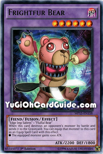 Yu-Gi-Oh Card: Frightfur Bear