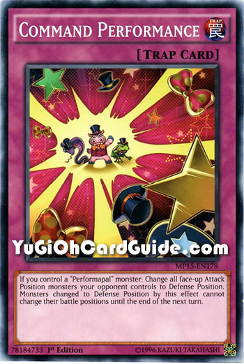 Yu-Gi-Oh Card: Command Performance
