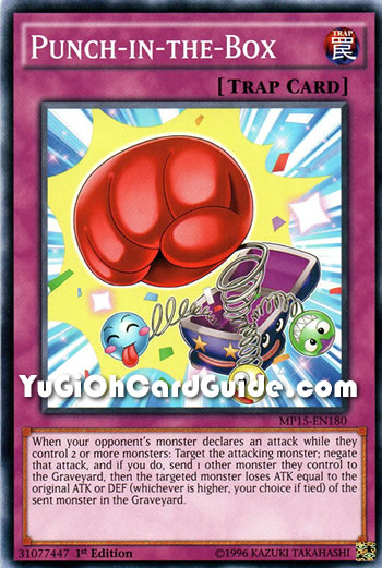 Yu-Gi-Oh Card: Punch-in-the-Box