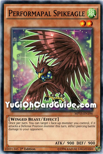 Yu-Gi-Oh Card: Performapal Spikeagle