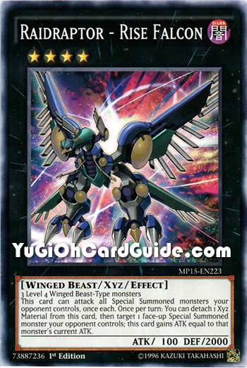 Yu-Gi-Oh Card: Raidraptor - Rise Falcon