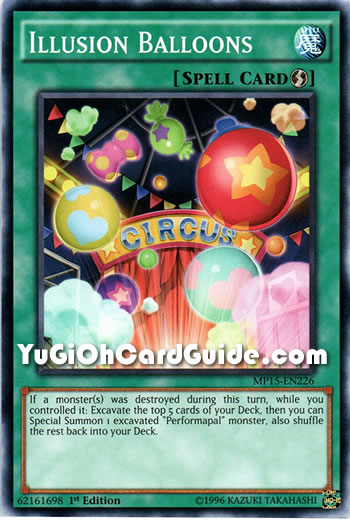 Yu-Gi-Oh Card: Illusion Balloons