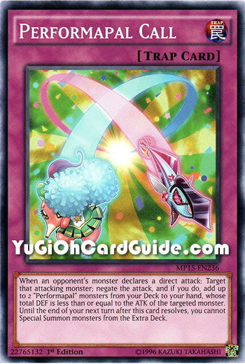 Yu-Gi-Oh Card: Performapal Call