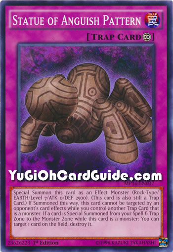 Yu-Gi-Oh Card: Statue of Anguish Pattern