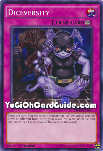 Yu-Gi-Oh Card: Diceversity