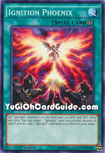 Yu-Gi-Oh Card: Ignition Phoenix