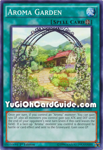 Yu-Gi-Oh Card: Aroma Garden