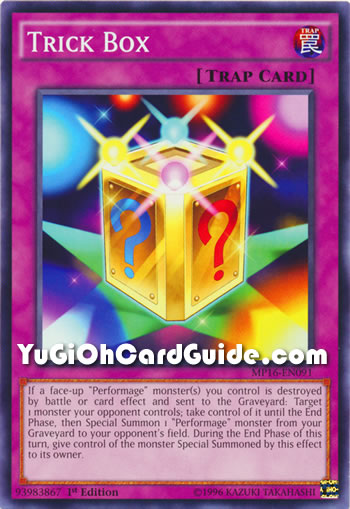 Yu-Gi-Oh Card: Trick Box