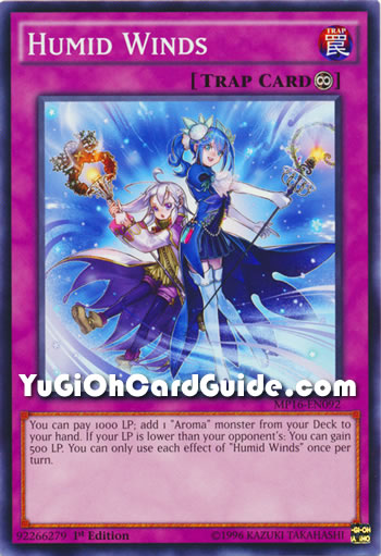 Yu-Gi-Oh Card: Humid Winds