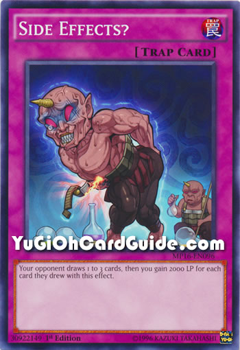 Yu-Gi-Oh Card: Side Effects?