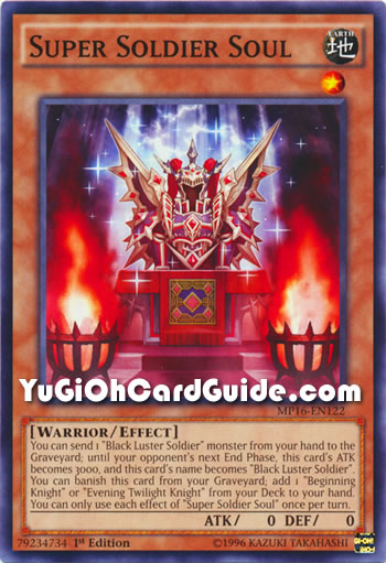 Yu-Gi-Oh Card: Super Soldier Soul