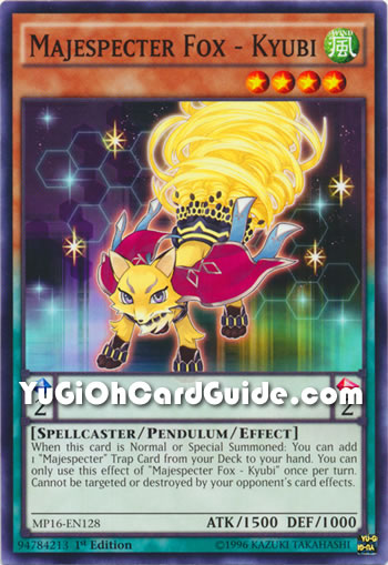 Yu-Gi-Oh Card: Majespecter Fox - Kyubi