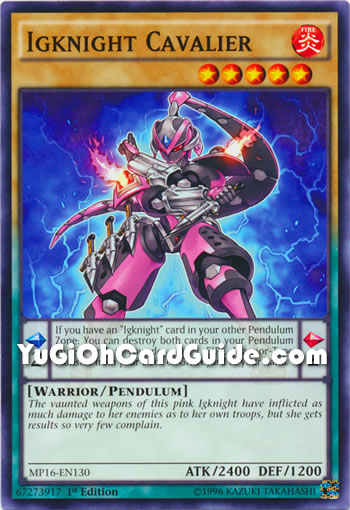 Yu-Gi-Oh Card: Igknight Cavalier
