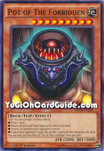 Yu-Gi-Oh Card: Pot of The Forbidden