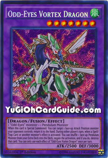 Yu-Gi-Oh! Odd-Eyes Vortex Dragon