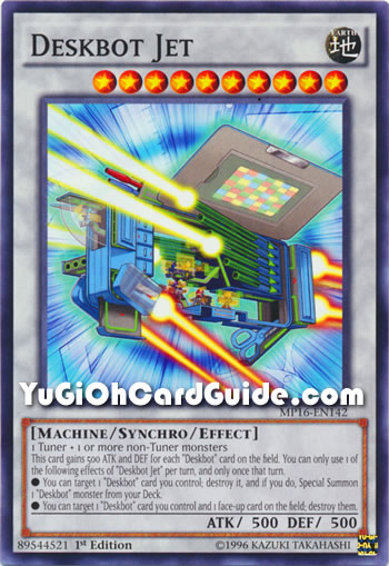 Yu-Gi-Oh Card: Deskbot Jet