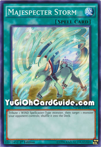 Yu-Gi-Oh Card: Majespecter Storm