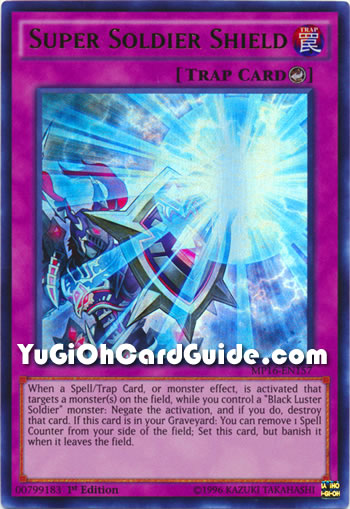 Yu-Gi-Oh Card: Super Soldier Shield